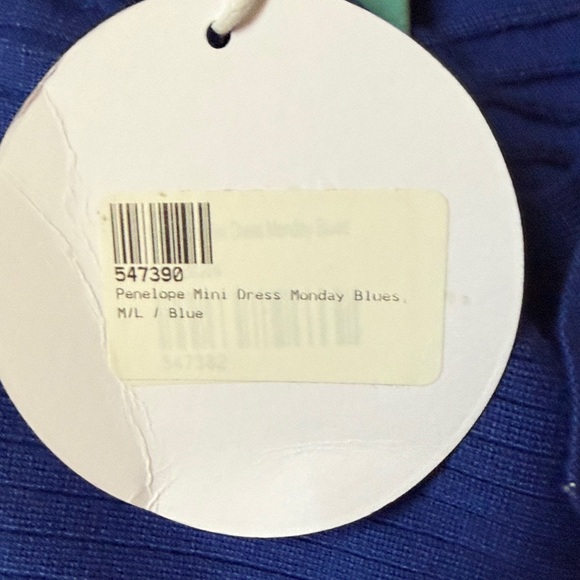 NWT Princess Polly Penelope Mini Dress Monday Blues in Size M/L - Picture 8 of 8